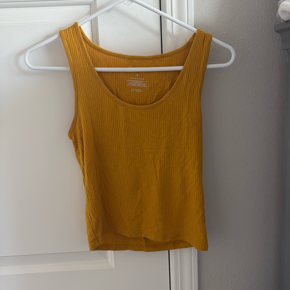 Mustard color tank top